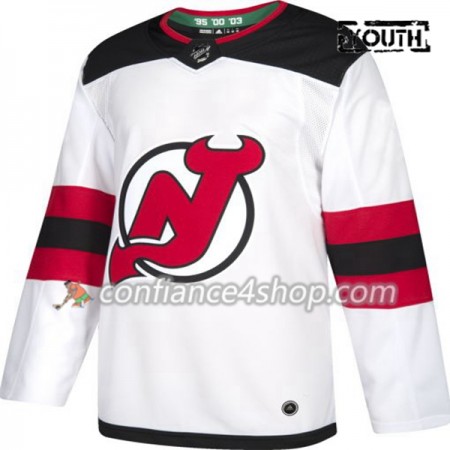 Adidas Maillot de Hockey New Jersey Devils Blank Blanc Authentic - Enfant